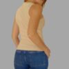 Blusa Regata Feminina Canelada de Viscose Nude - Image 3